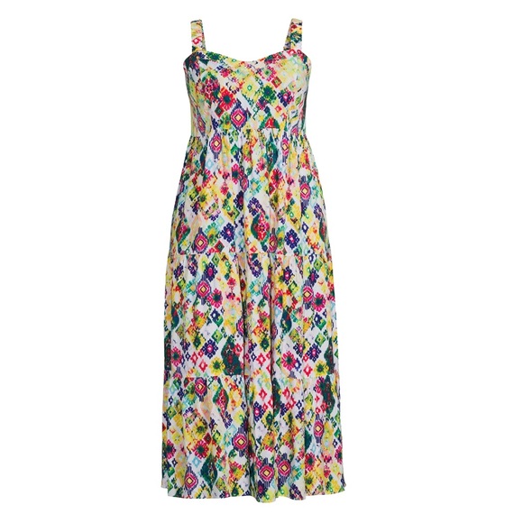 Women's Plus Size Tiered Maxi Dress - Picture 5 of 5